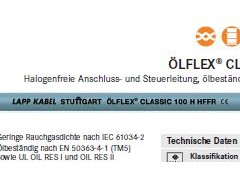 LAPP OLFLEX CLASSIC 100 Hou|